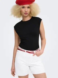 ONLPHINE Hög midja Normal passform Denimshorts