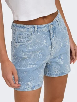 ONLPHINE-AUDE Hög midja Normal passform Denimshorts
