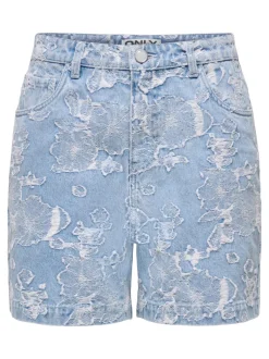 ONLPHINE-AUDE Hög midja Normal passform Denimshorts