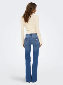ONLPHOEBE Låg midja Utsvängd passform Jeans