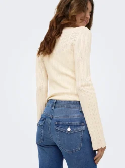 ONLPHOEBE Låg midja Utsvängd passform Jeans