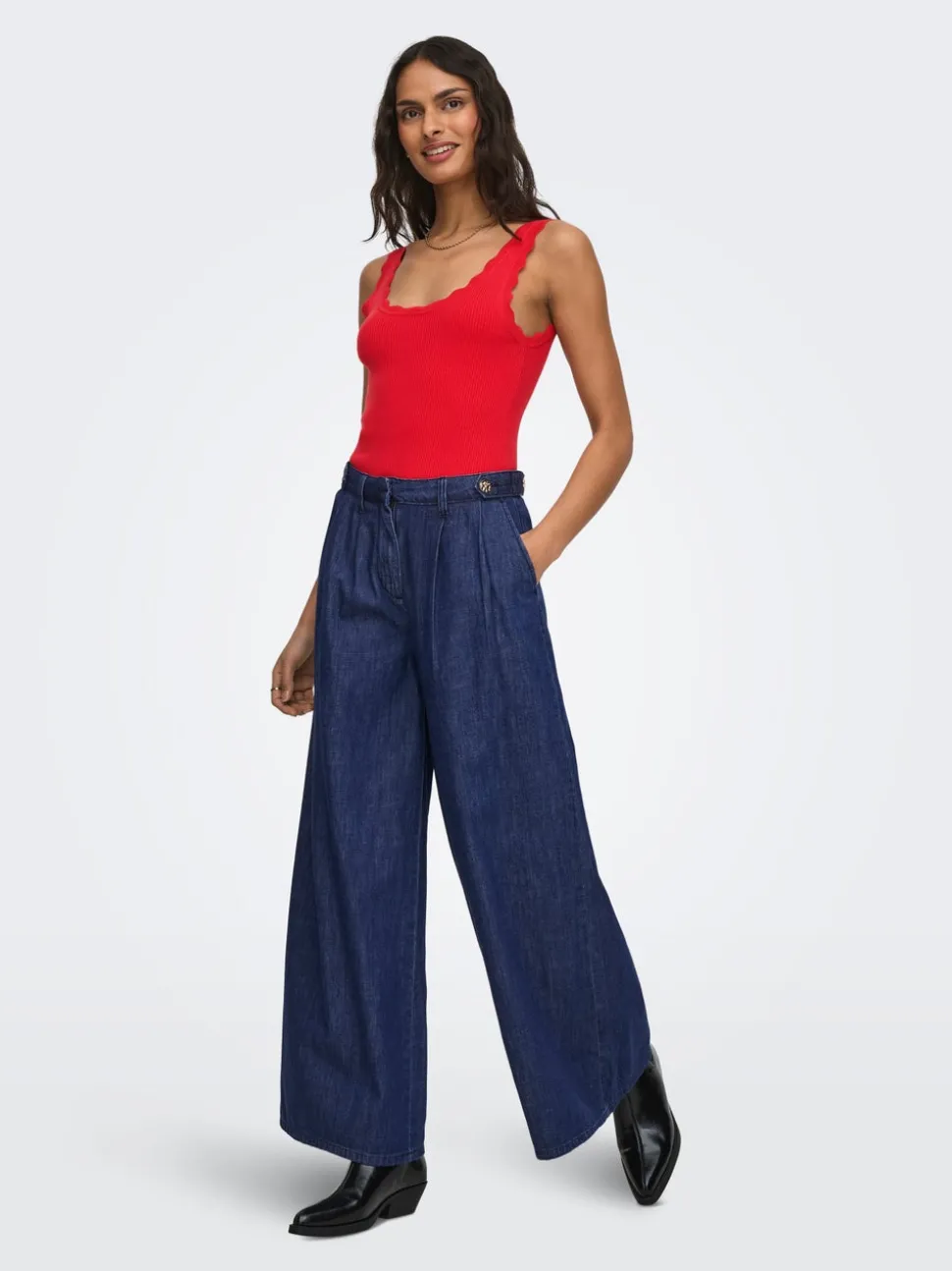 ONLPOSE Hög midja Vida ben Jeans