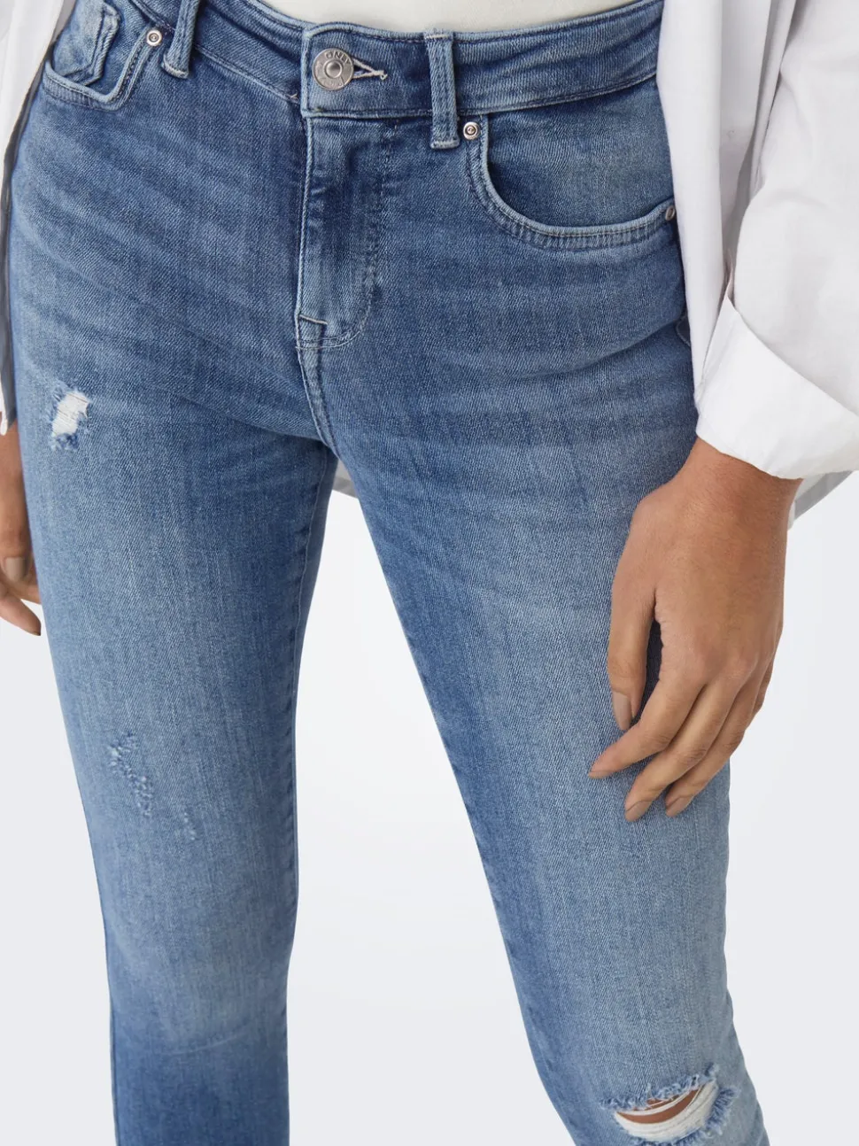 ONLPOWER Medelhög midja Skinny Fit Jeans