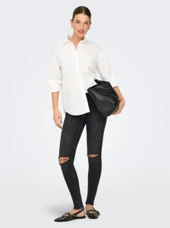 ONLPOWER Medelhög midja Skinny Fit Ankellängd Jeans