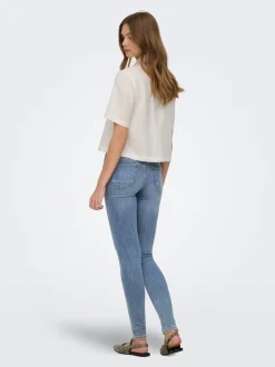 ONLPOWER Medelhög midja Skinny Fit Ankellängd Jeans