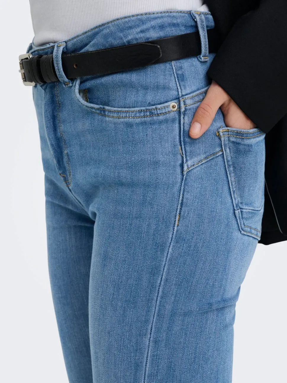 ONLPOWER Medelhög midja Utsvängd passform Jeans