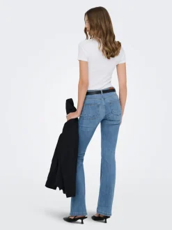 ONLPOWER Medelhög midja Utsvängd passform Jeans