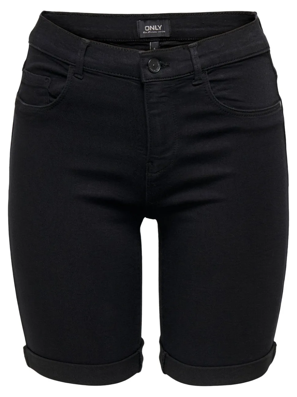 ONLRAIN Medelhög midja Bodycon Fit Denimshorts