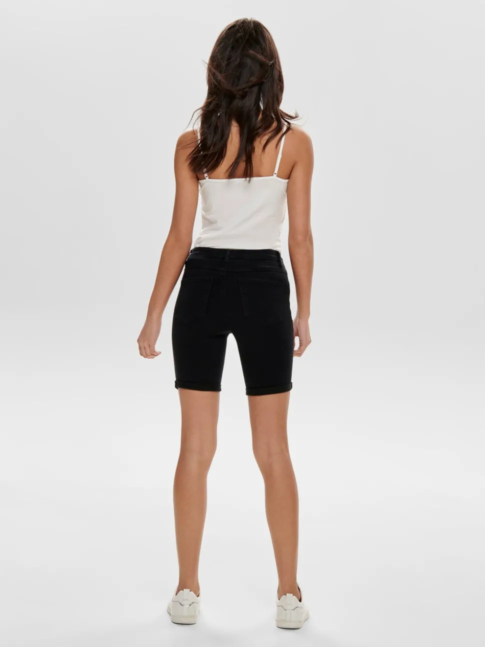 ONLRAIN Medelhög midja Bodycon Fit Denimshorts