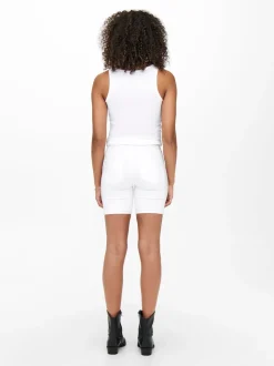 ONLRAIN Medelhög midja Bodycon Fit Denimshorts