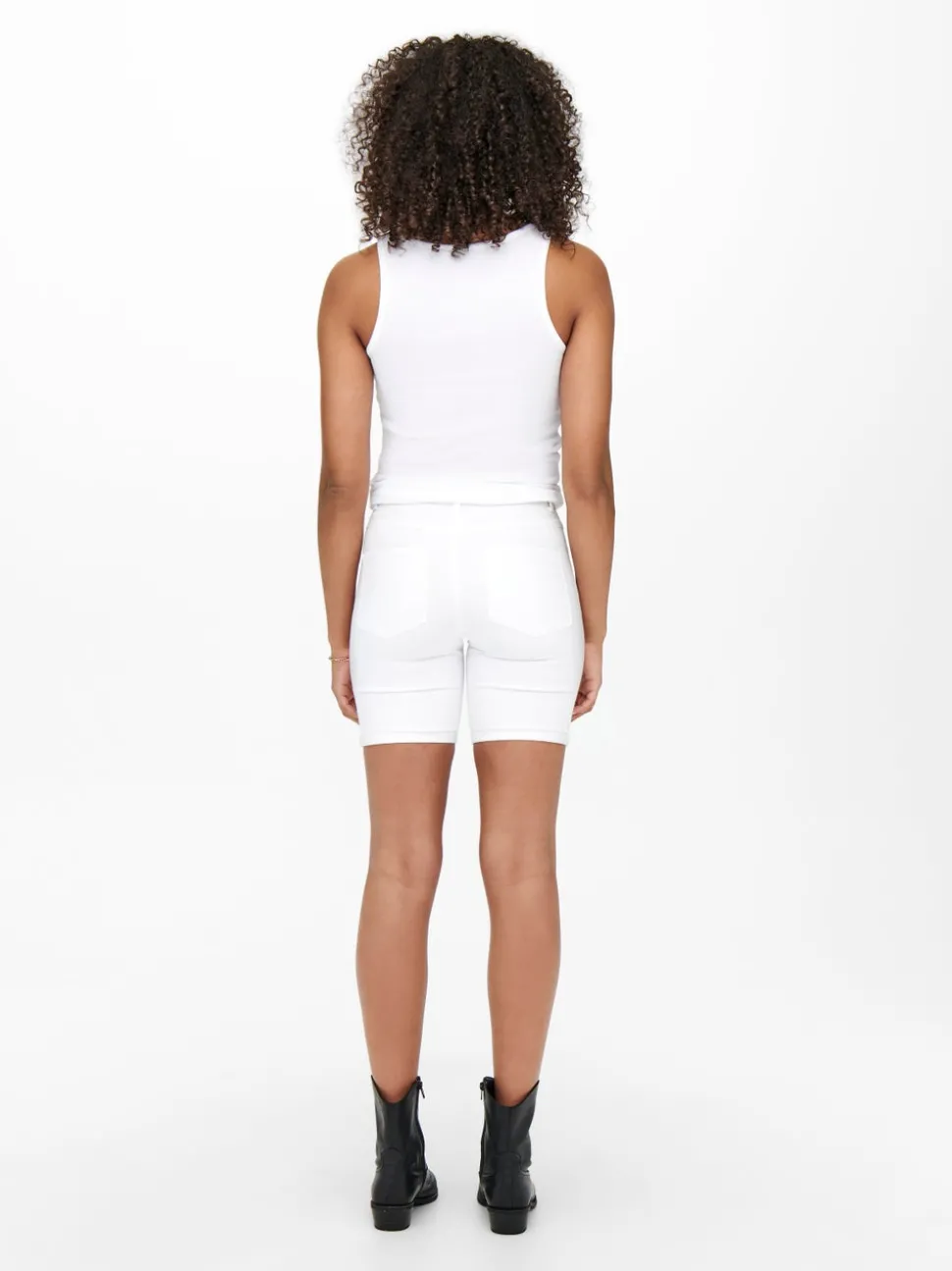 ONLRAIN Medelhög midja Bodycon Fit Denimshorts