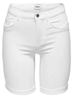ONLRAIN Medelhög midja Bodycon Fit Denimshorts