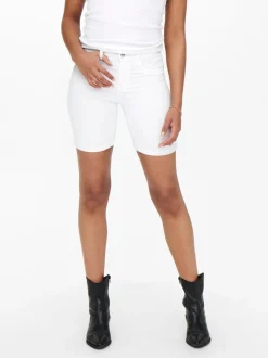 ONLRAIN Medelhög midja Bodycon Fit Denimshorts