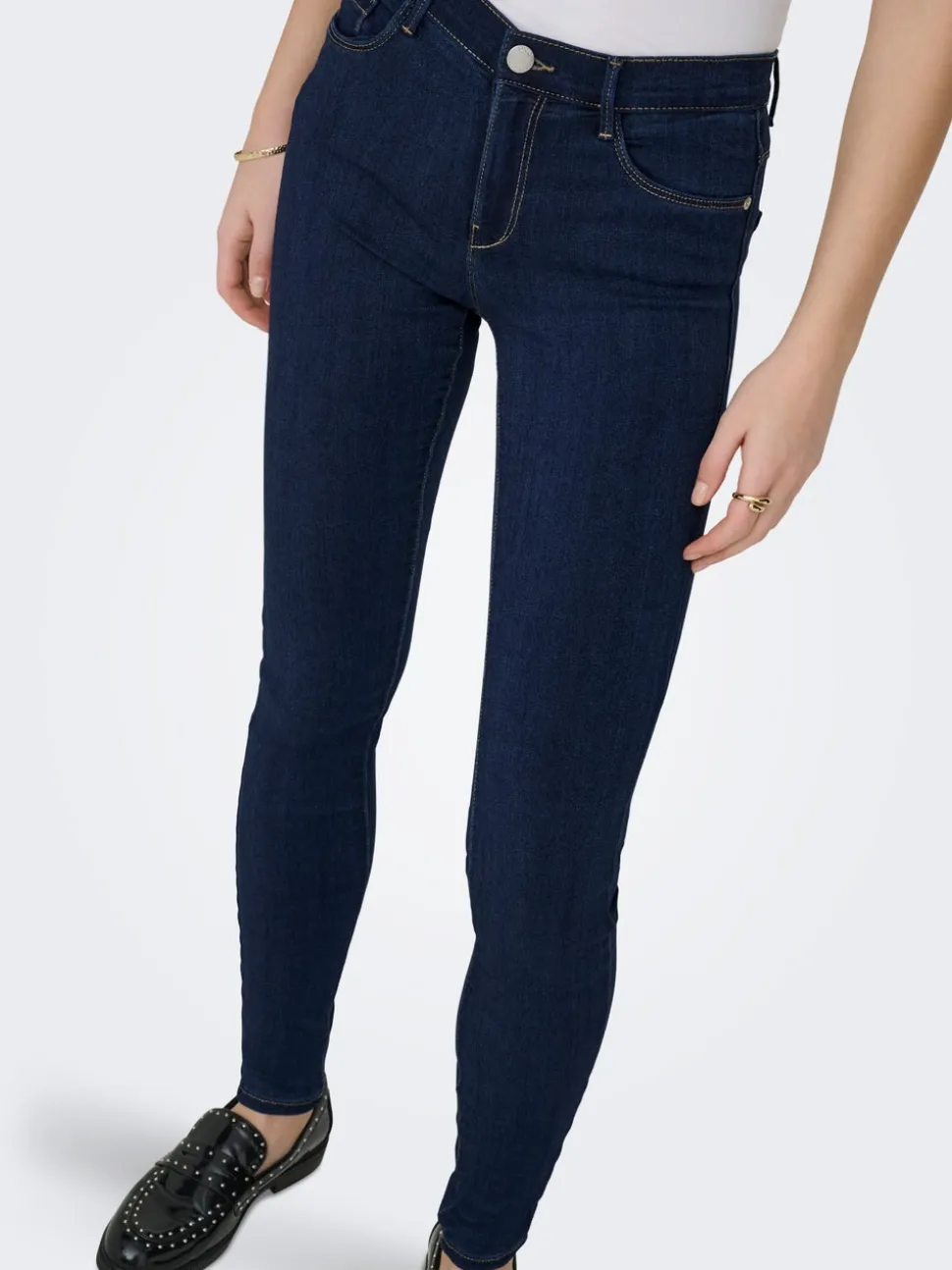 ONLRAIN Medelhög midja Skinny Fit Jeans