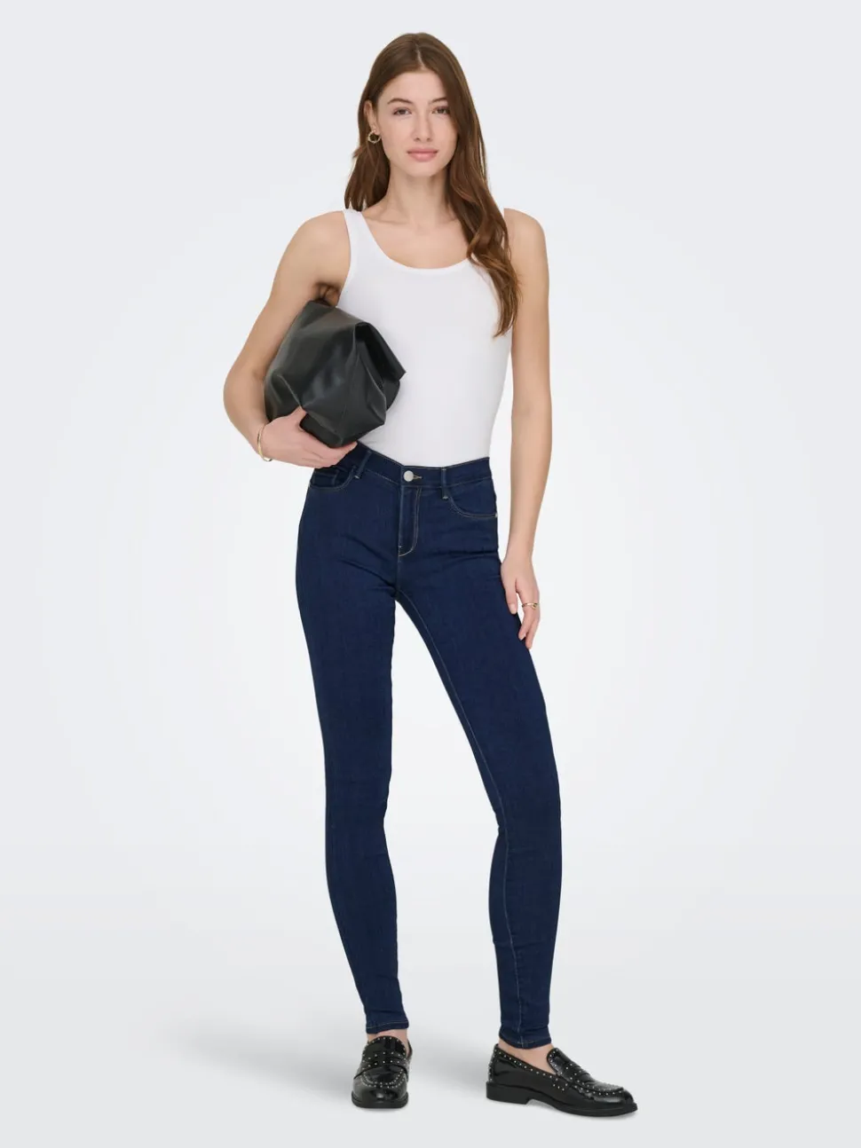 ONLRAIN Medelhög midja Skinny Fit Jeans