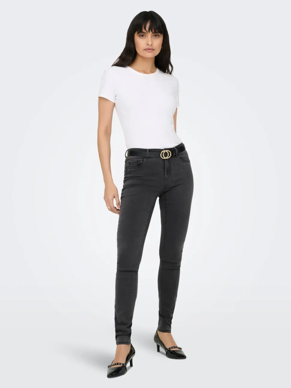 ONLRAIN Medelhög midja Skinny Fit Jeans