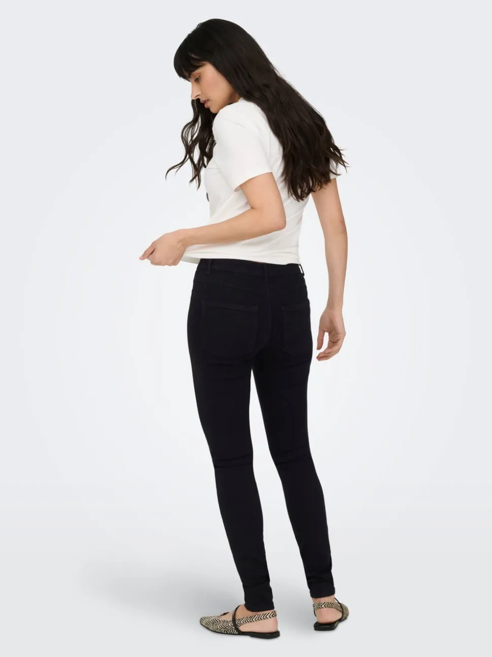ONLRAIN Medelhög midja Skinny Fit Jeans