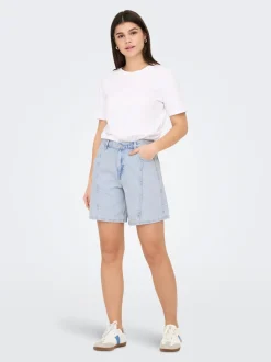 ONLREBECCA Medelhög midja Normal passform Denimshorts