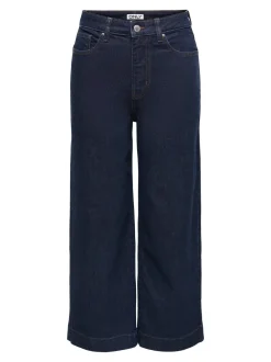 ONLREGINA Hög midja Cropped Fit Beskuren Jeans