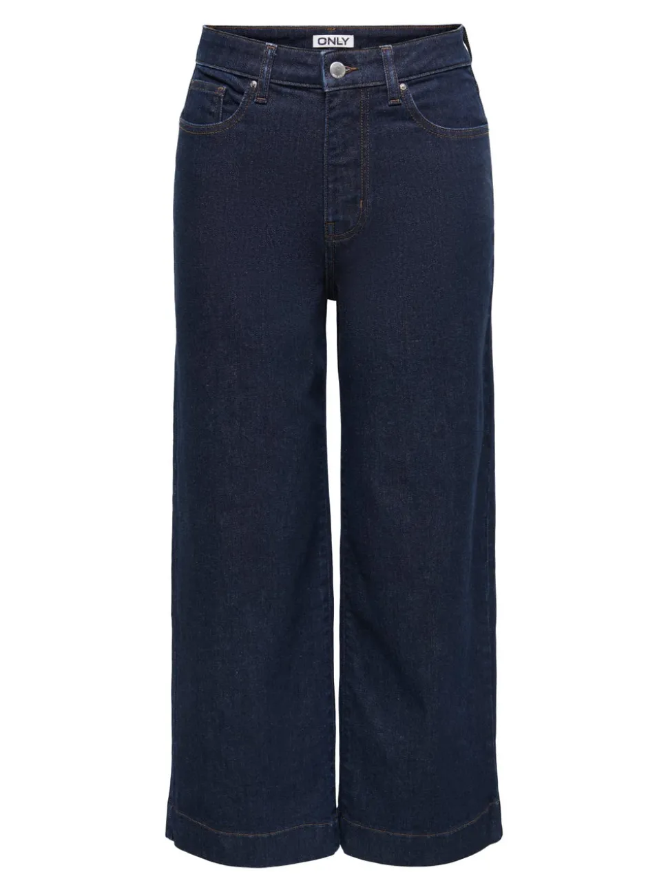 ONLREGINA Hög midja Cropped Fit Beskuren Jeans