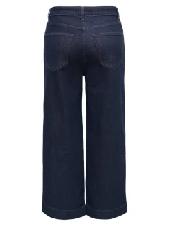 ONLREGINA Hög midja Cropped Fit Beskuren Jeans