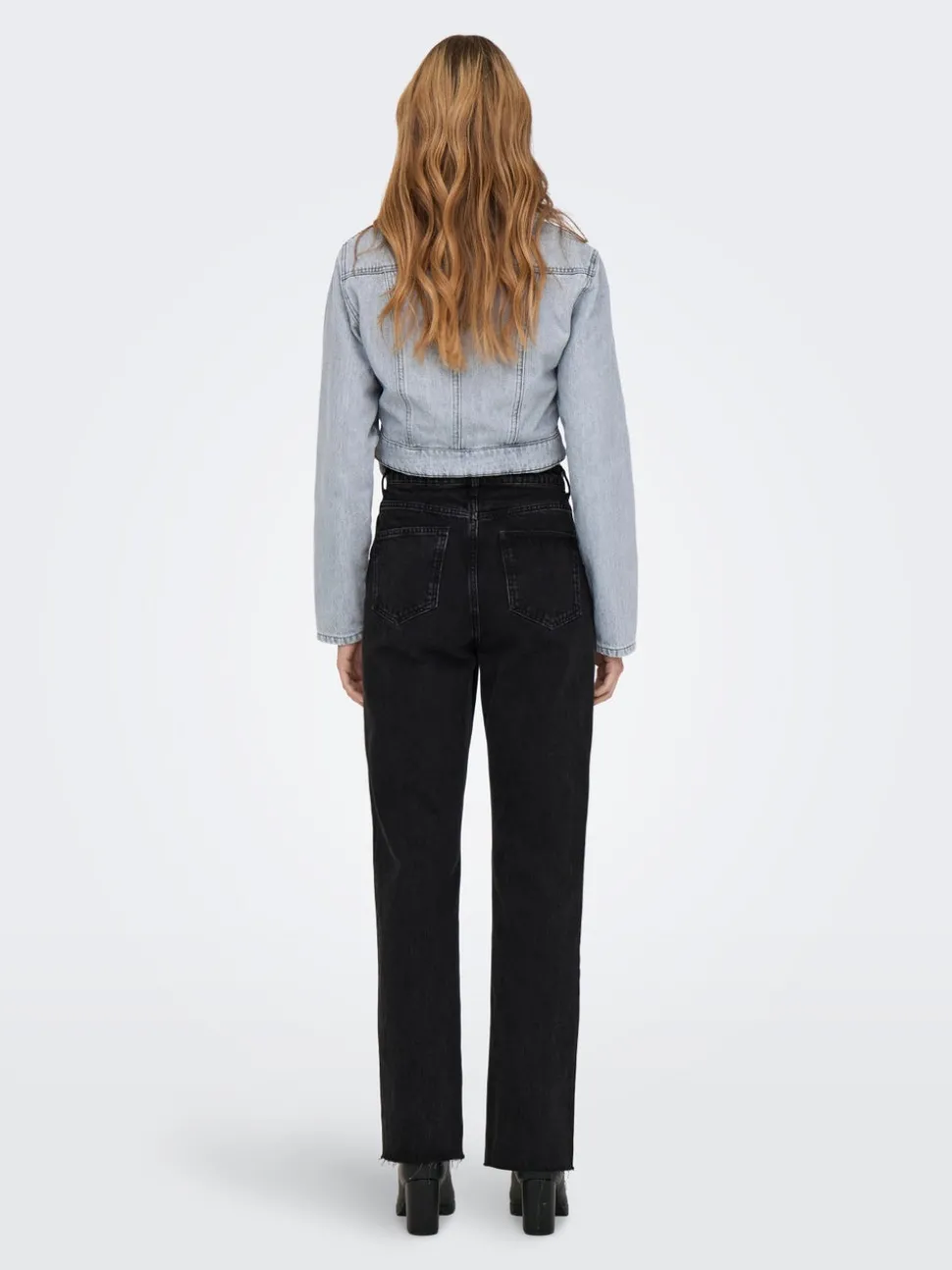 ONLRILEY Hög midja Rak passform Jeans