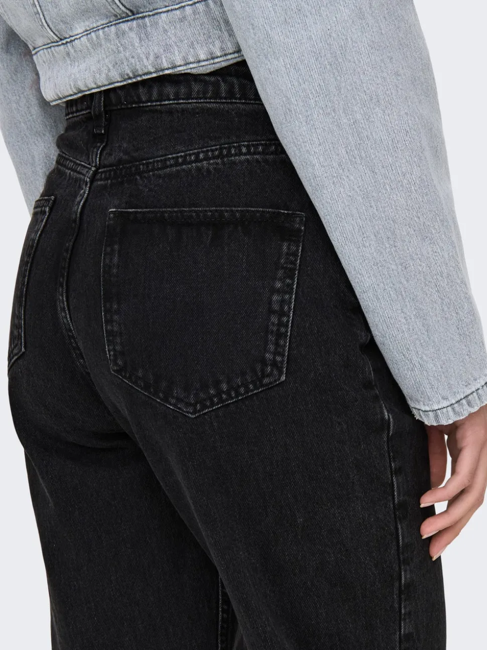 ONLRILEY Hög midja Rak passform Jeans