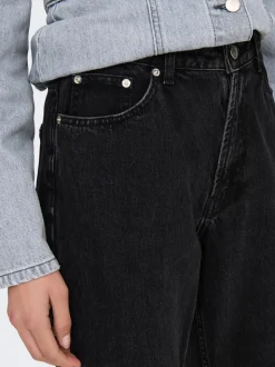 ONLRILEY Hög midja Rak passform Jeans