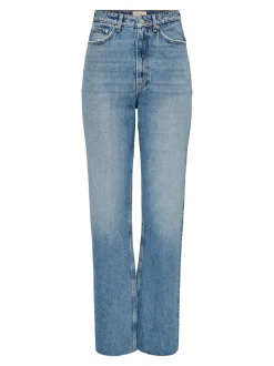 ONLRILEY Hög midja Rak passform Jeans