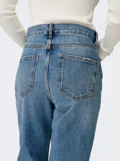 ONLRILEY Hög midja Rak passform Jeans