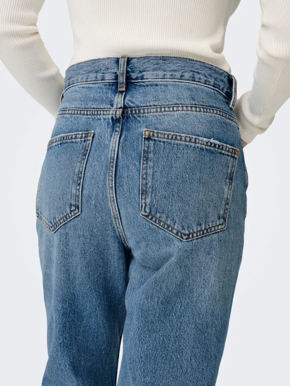 ONLRILEY Hög midja Rak passform Jeans