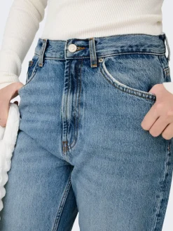 ONLRILEY Hög midja Rak passform Jeans