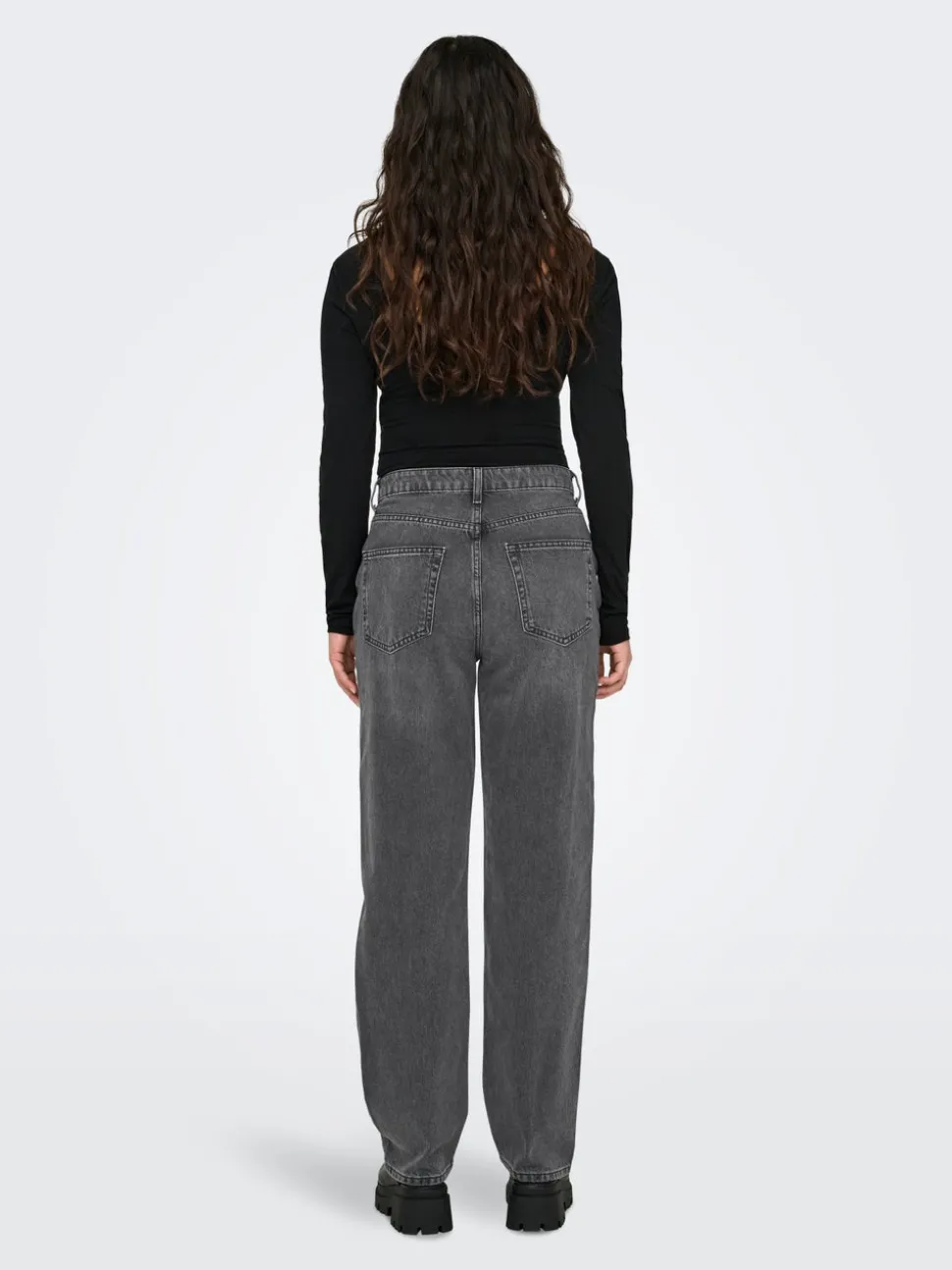 ONLROBYN Medelhög midja Rak passform Jeans