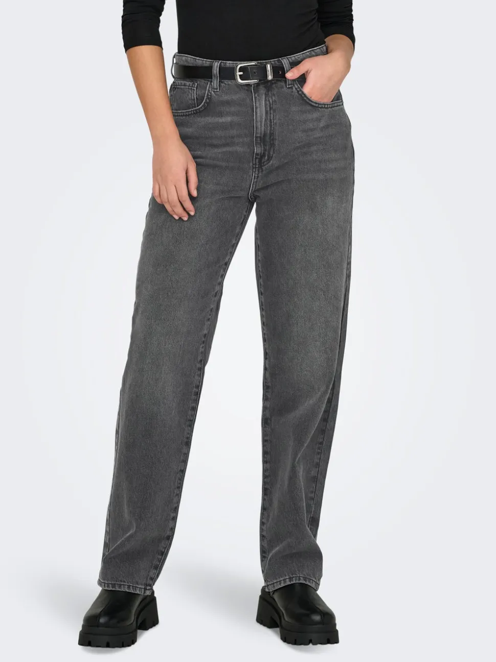 ONLROBYN Medelhög midja Rak passform Jeans