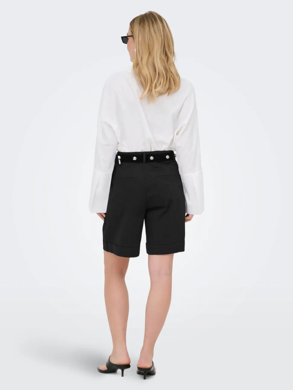 ONLROSALIE Hög midja Lös passform Bermudashorts