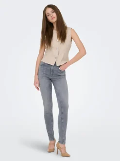 ONLROYAL-POWER Hög midja Skinny Fit Jeans