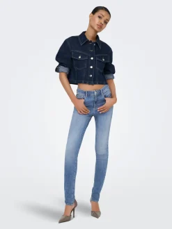 ONLROYAL-POWER Hög midja Skinny Fit Jeans