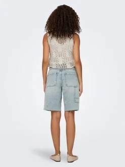 ONLRUTH Medelhög midja Lös passform Denimshorts