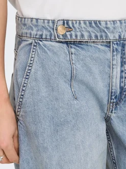 ONLSAVONA Medelhög midja Barrel-passform Ankellängd Jeans