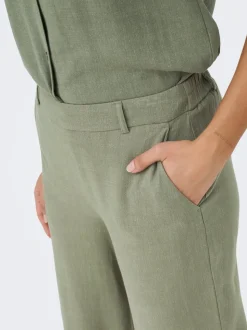 ONLSIESTA Cropped Fit Linne Culottebyxor
