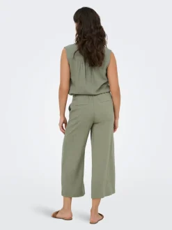 ONLSIESTA Cropped Fit Linne Culottebyxor