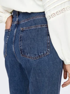 ONLSILJE Hög midja Rak passform Jeans