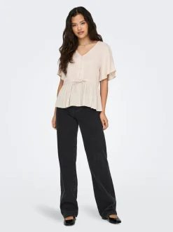 ONLSILJE Hög midja Rak passform Jeans