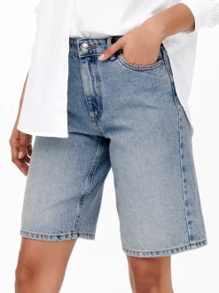 ONLSONNY Hög midja Normal passform Denimshorts