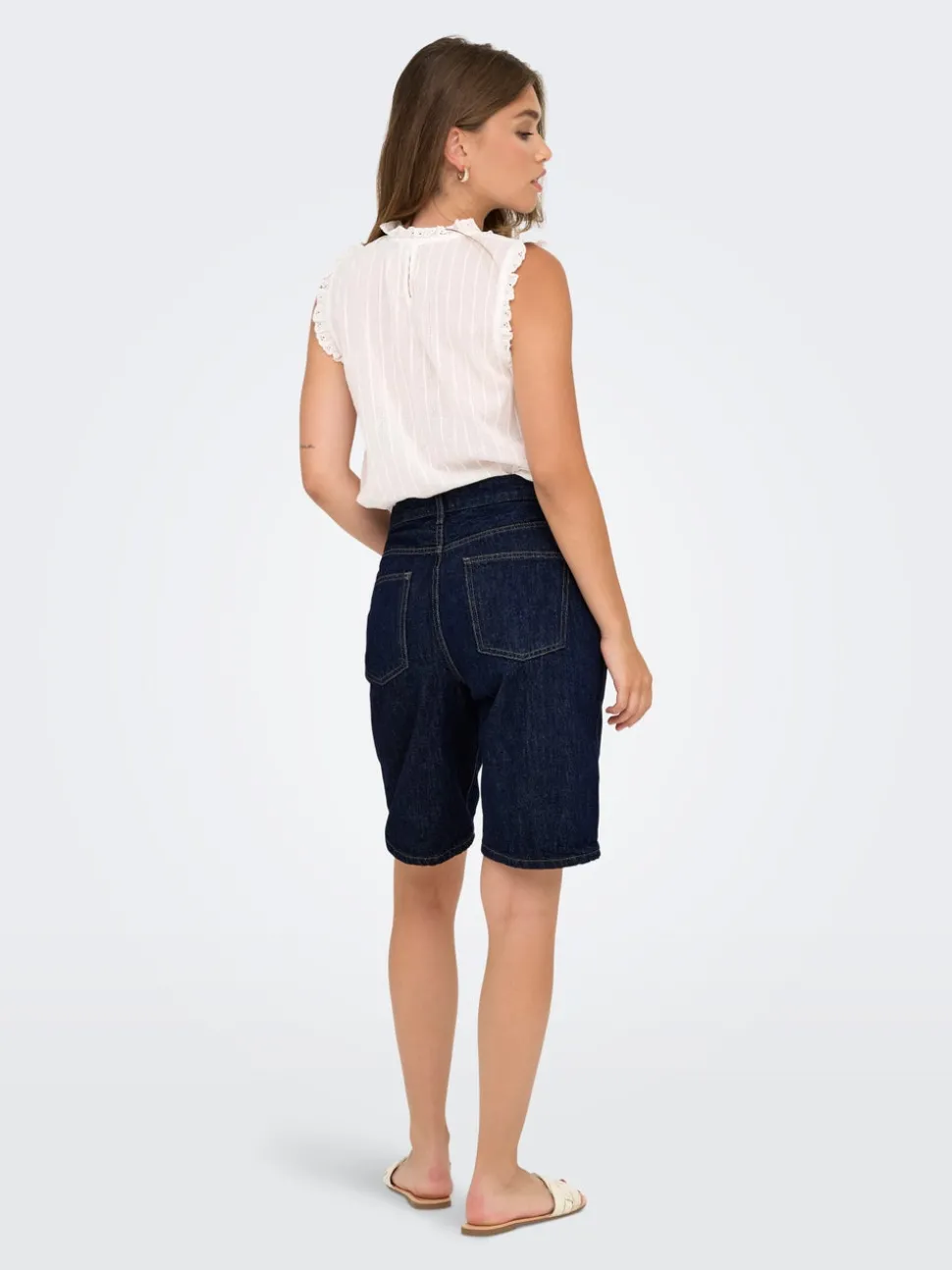 ONLSONNY Hög midja Normal passform Denimshorts