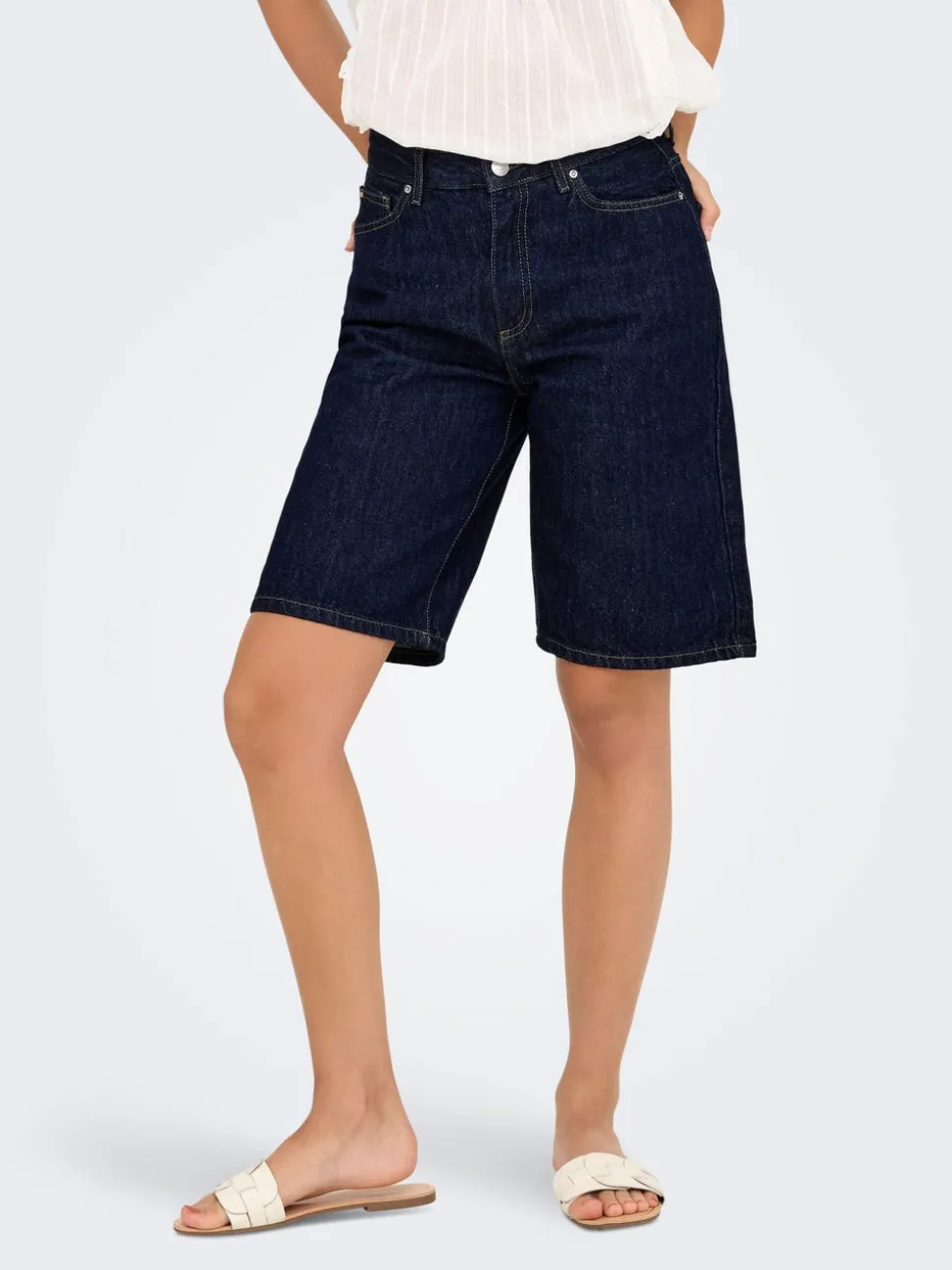 ONLSONNY Hög midja Normal passform Denimshorts