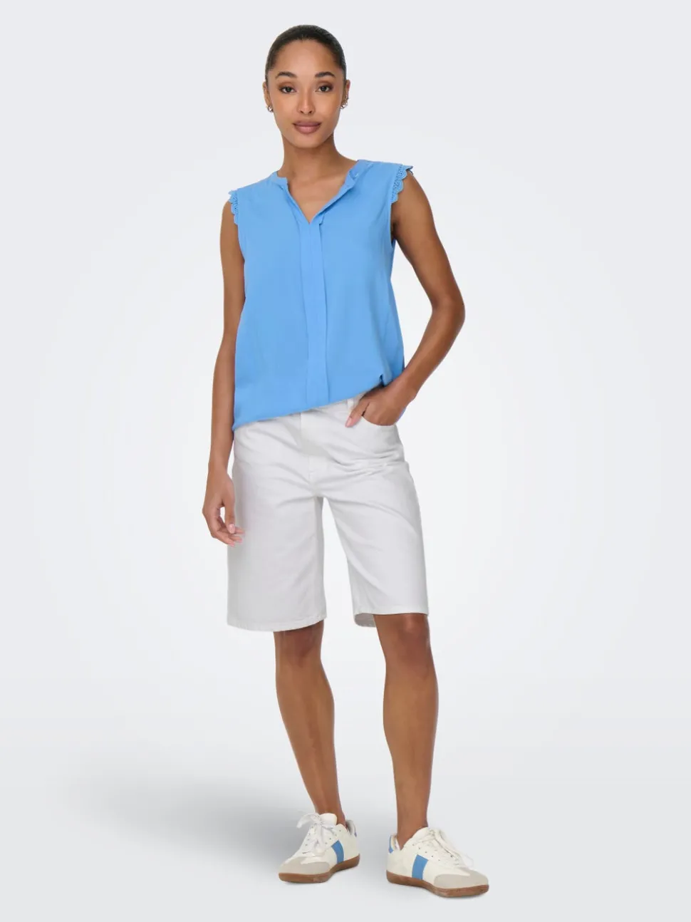 ONLSONNY Hög midja Normal passform Denimshorts