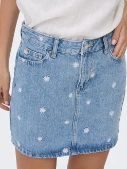 ONLSTELLA Denim Jeanskjol Kort kjol
