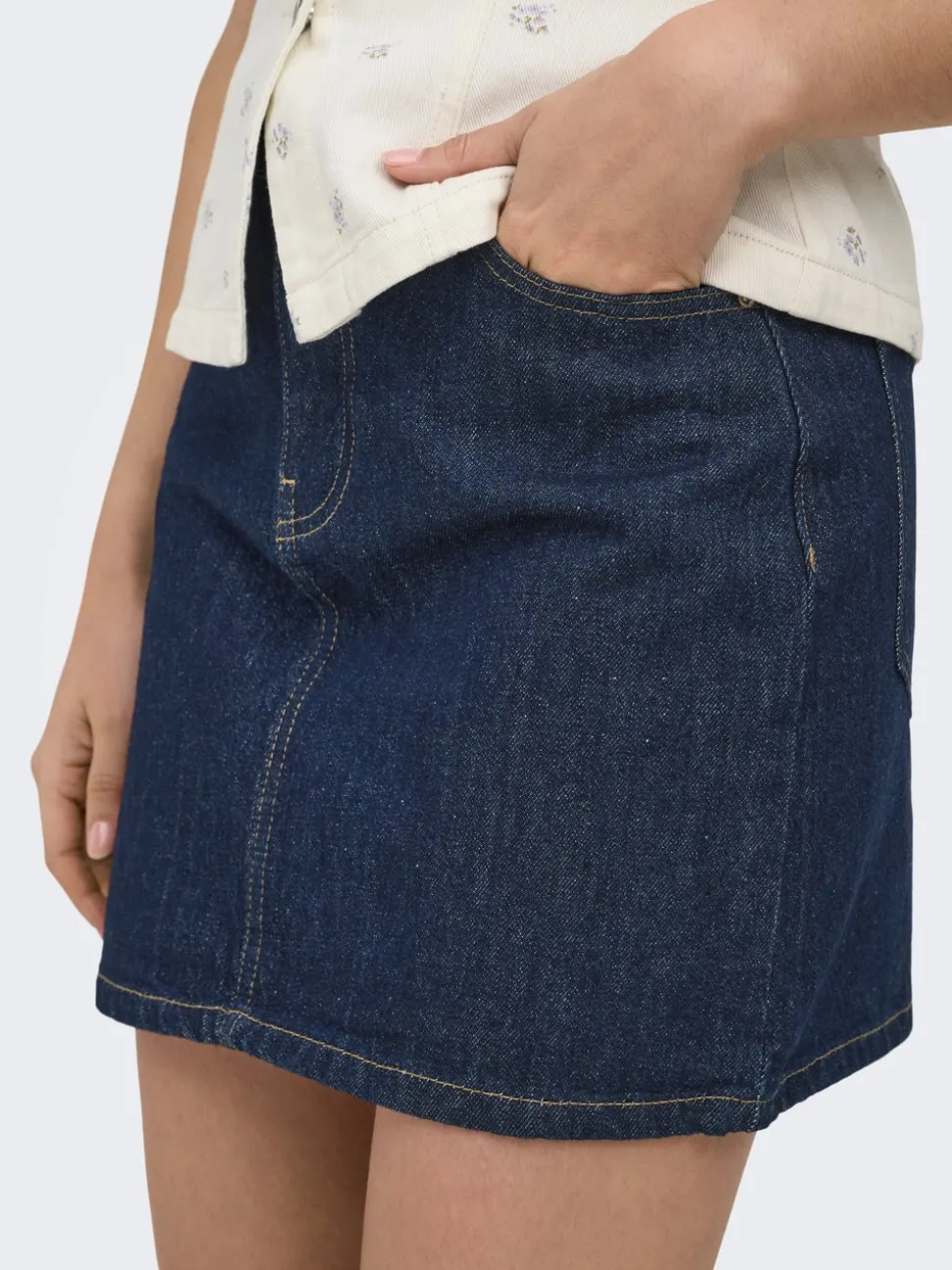 ONLSTELLA Denim Jeanskjol Kort kjol