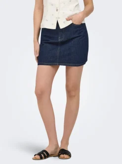 ONLSTELLA Denim Jeanskjol Kort kjol